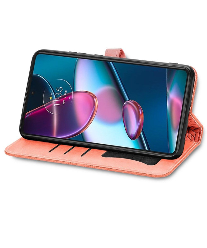 Housse Motorola Edge 30 Pro Mandala Leaf