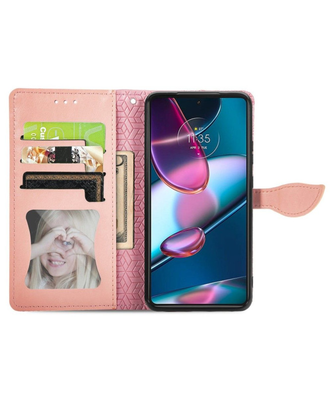 Housse Motorola Edge 30 Pro Mandala Leaf