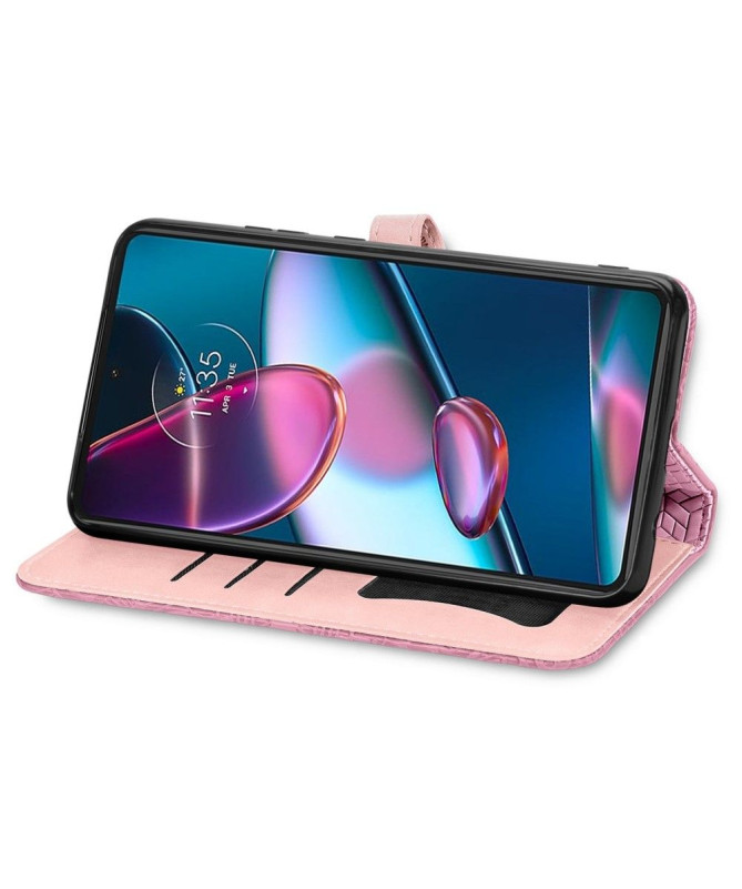 Housse Motorola Edge 30 Pro Mandala Leaf