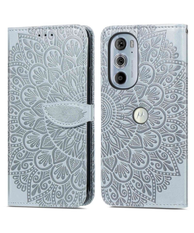 Housse Motorola Edge 30 Pro Mandala Leaf