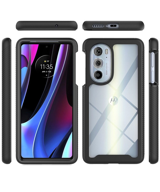 Coque Motorola Edge 30 Pro Hybride Antichoc dos transparent