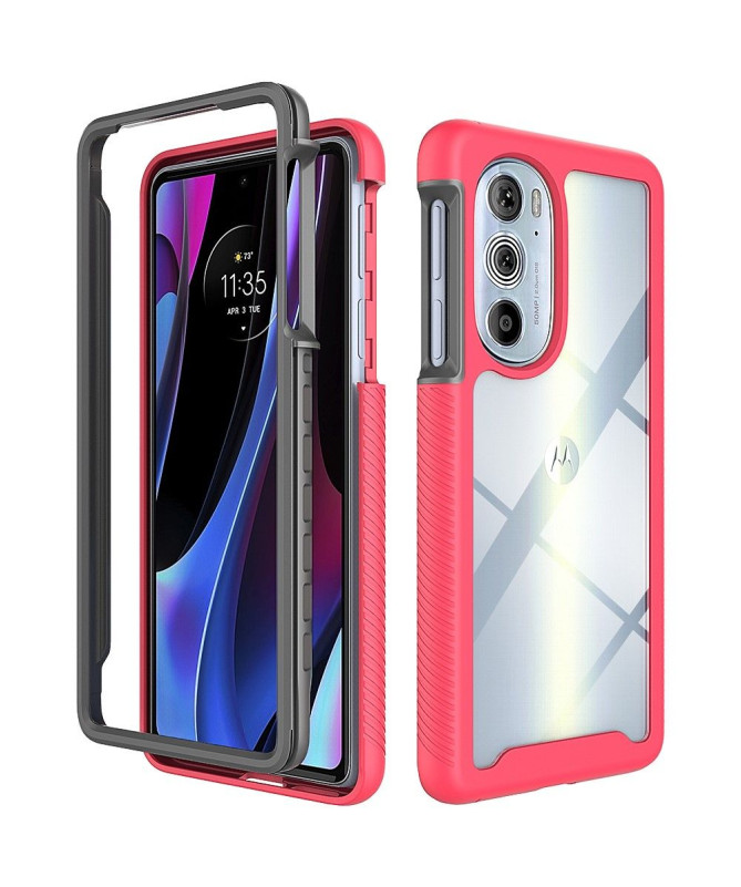 Coque Motorola Edge 30 Pro Hybride Antichoc dos transparent