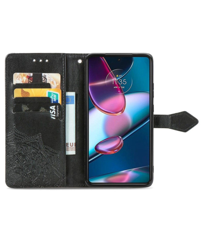 Housse Motorola Edge 30 Pro Mandala Rétro