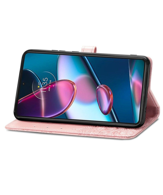 Housse Motorola Edge 30 Pro Mandala Rétro