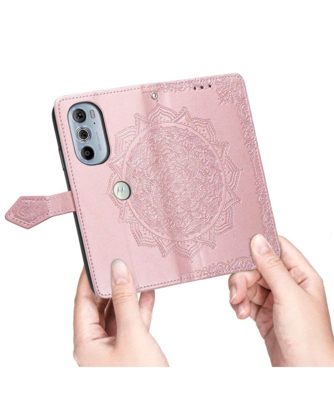 Housse Motorola Edge 30 Pro Mandala Rétro