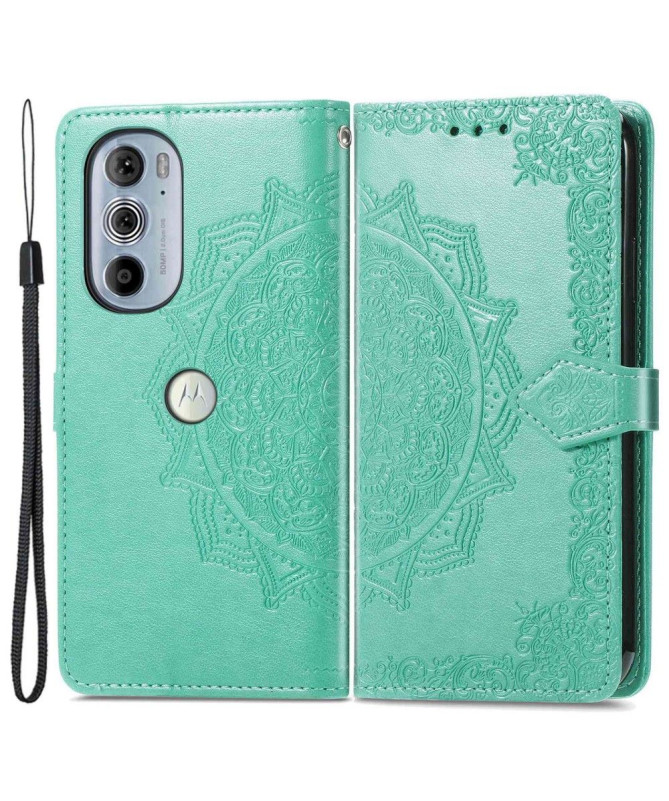 Housse Motorola Edge 30 Pro Mandala Rétro