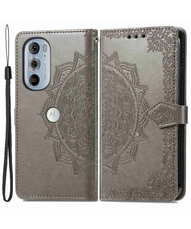 Housse Motorola Edge 30 Pro Mandala Rétro