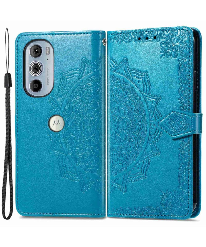 Housse Motorola Edge 30 Pro Mandala Rétro