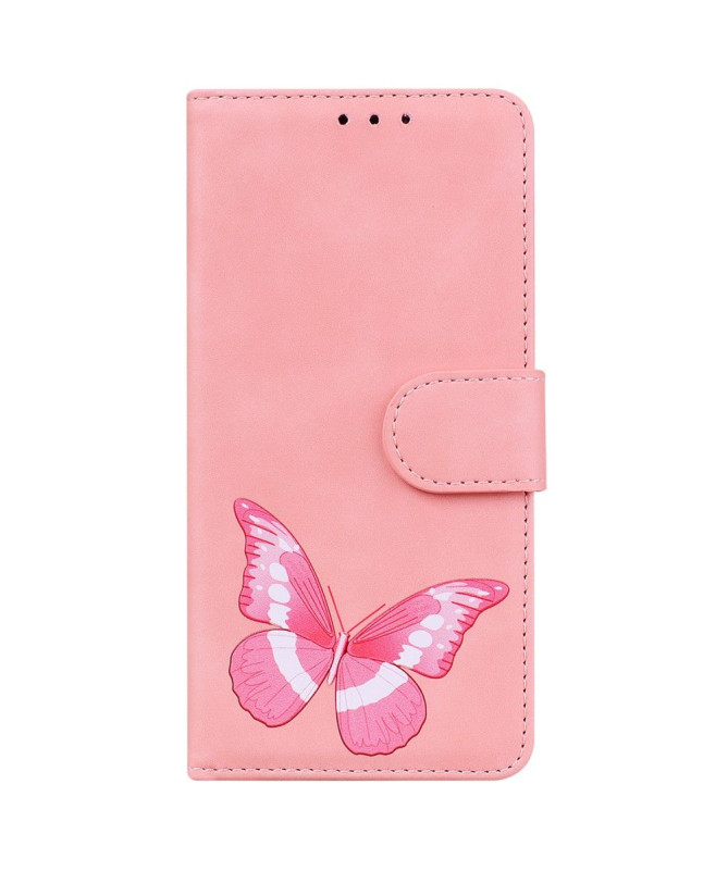 Housse Motorola Edge 30 Pro Protection Papillon Coloré