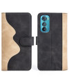 Housse Motorola Edge 30 Stand Folio Bicolore