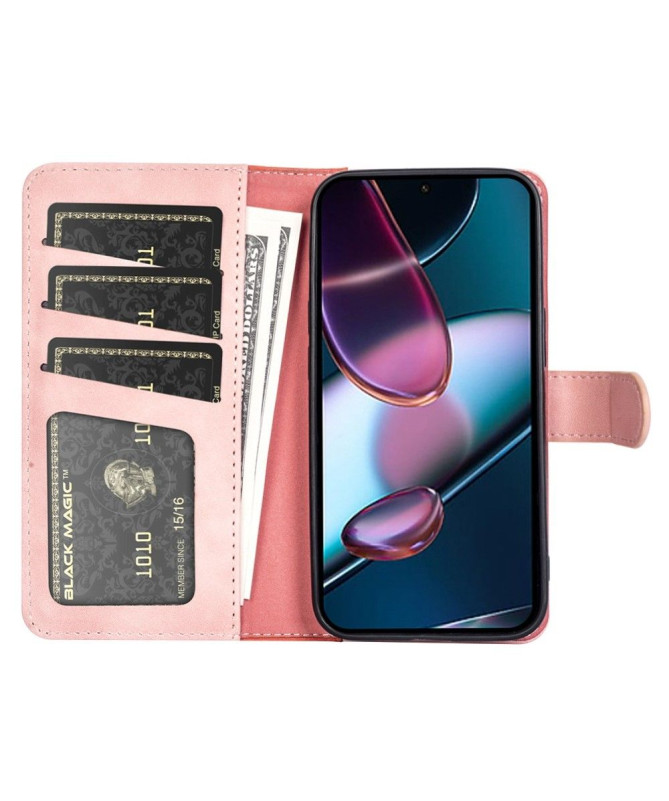 Housse Motorola Edge 30 Stand Folio Bicolore