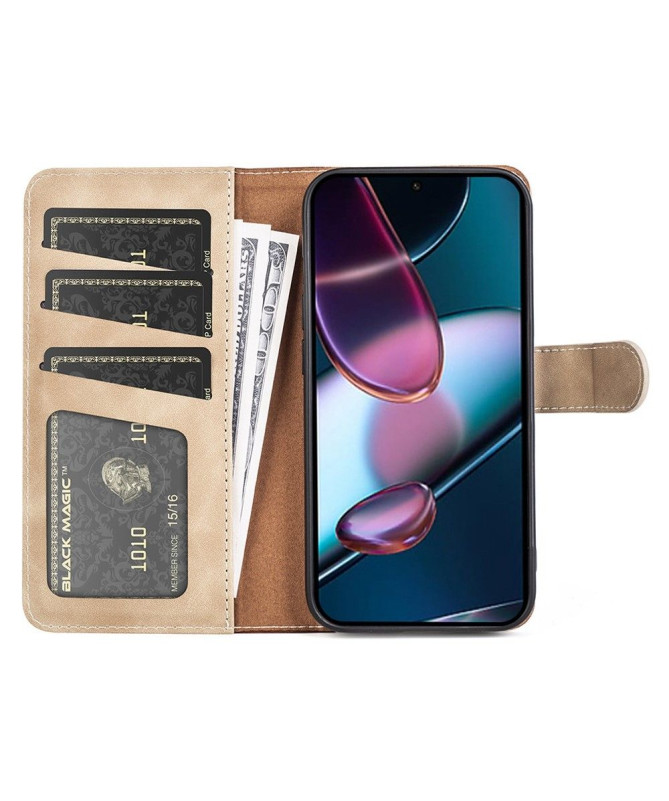 Housse Motorola Edge 30 Stand Folio Bicolore