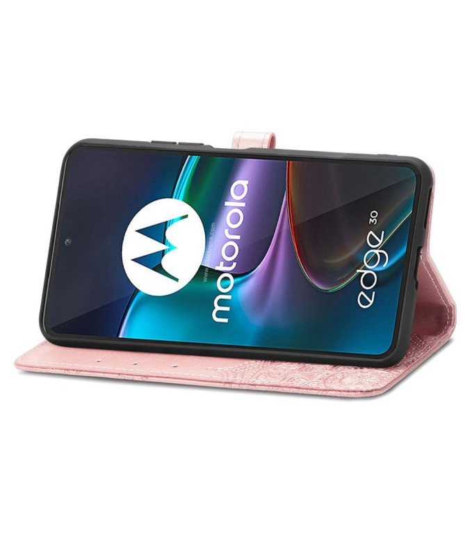 Housse Motorola Edge 30 Mandala Rétro