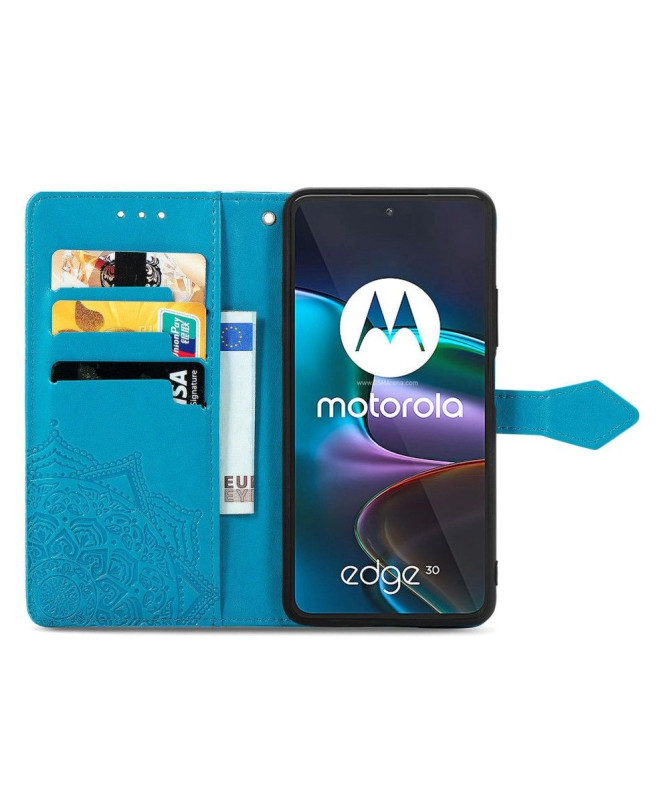 Housse Motorola Edge 30 Mandala Rétro