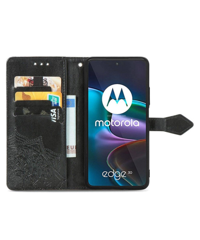 Housse Motorola Edge 30 Mandala Rétro