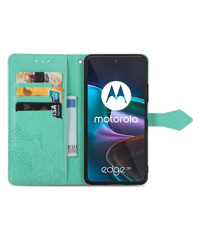 Housse Motorola Edge 30 Mandala Rétro