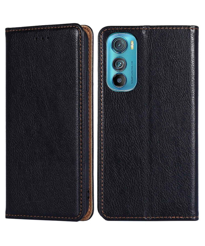 Flip cover Motorola Edge 30 PURE simili cuir