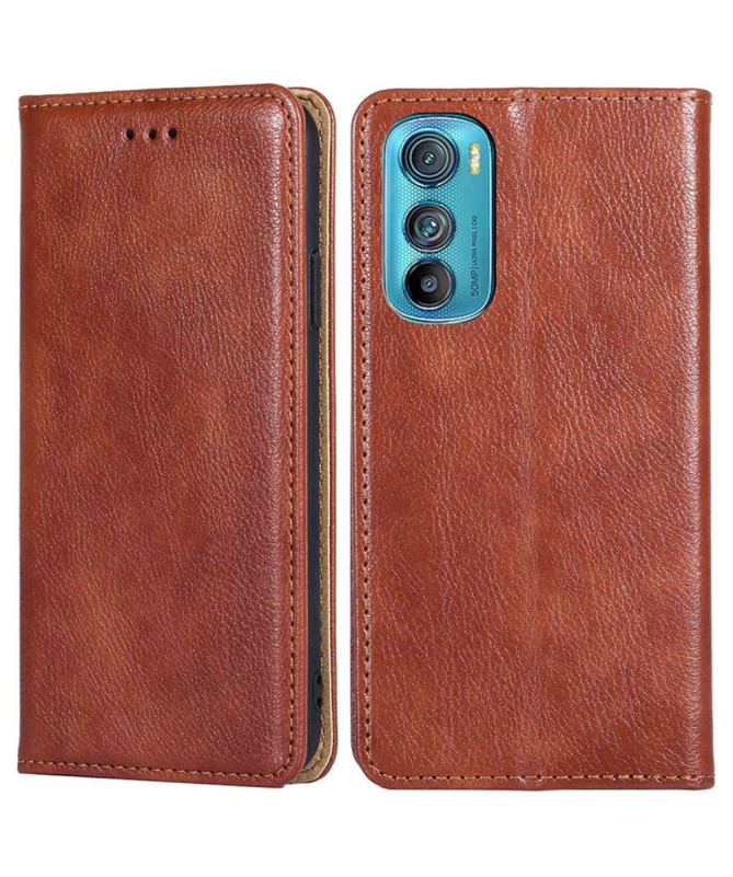 Flip cover Motorola Edge 30 PURE simili cuir