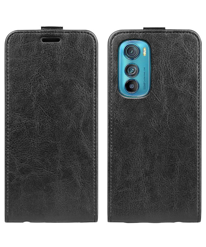 Housse Motorola Edge 30 simili cuir avec rabat vertical