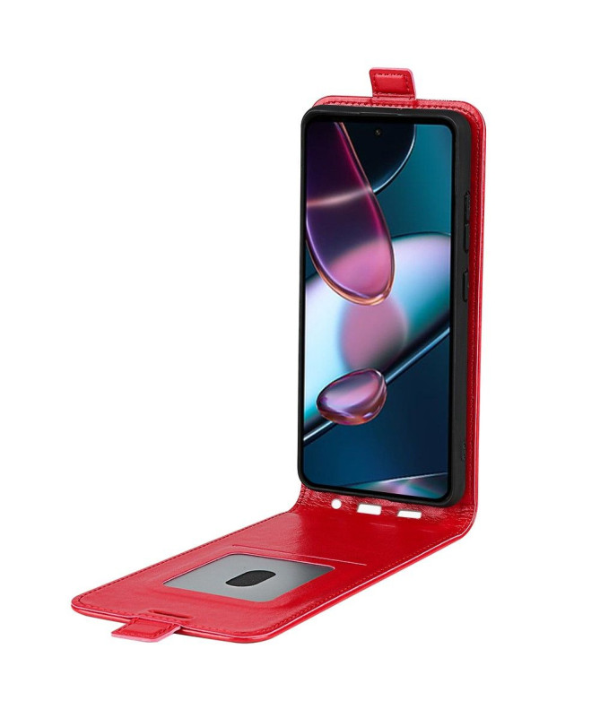 Housse Motorola Edge 30 simili cuir avec rabat vertical