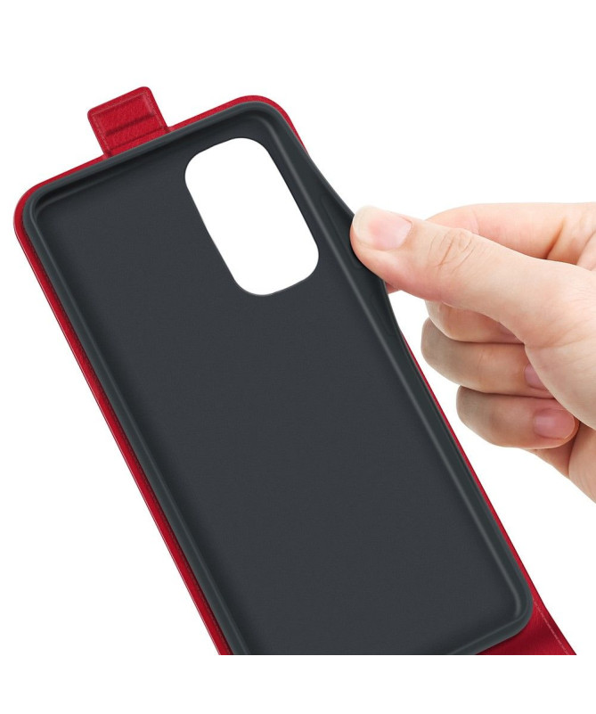 Housse Motorola Edge 30 simili cuir avec rabat vertical