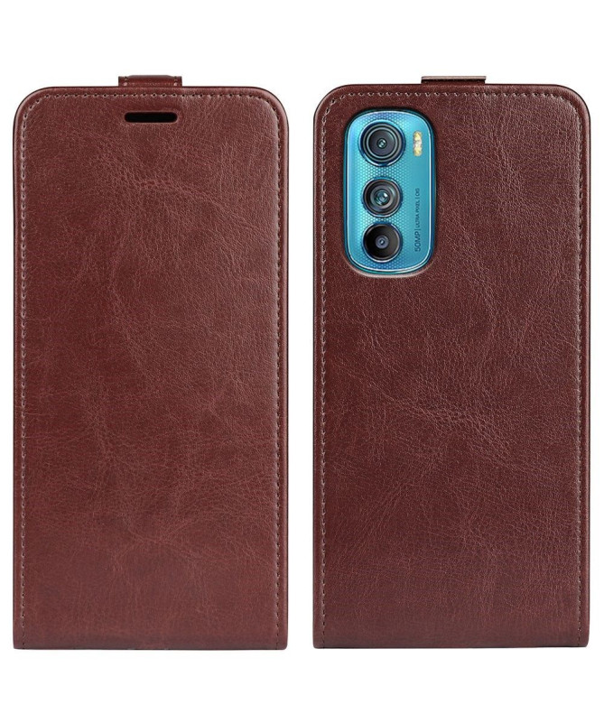 Housse Motorola Edge 30 simili cuir avec rabat vertical