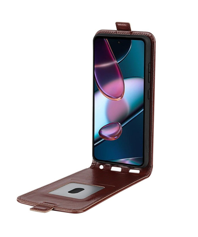 Housse Motorola Edge 30 simili cuir avec rabat vertical