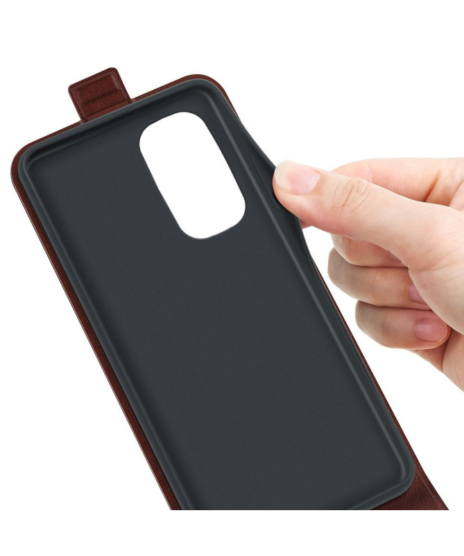 Housse Motorola Edge 30 simili cuir avec rabat vertical