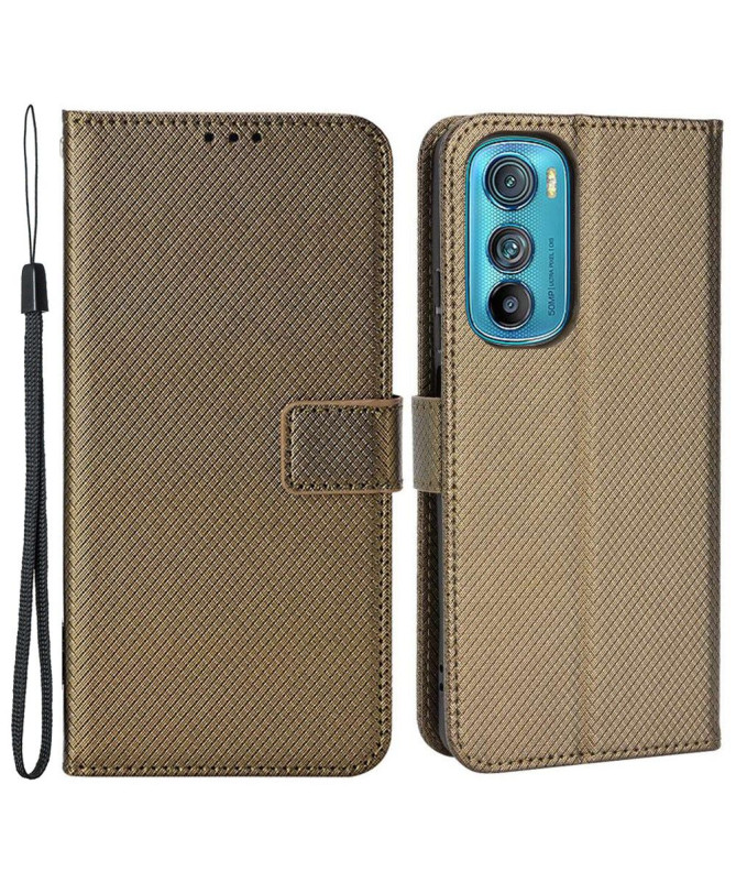 Housse Motorola Edge 30 LUCINDA Rabat Porte-Cartes