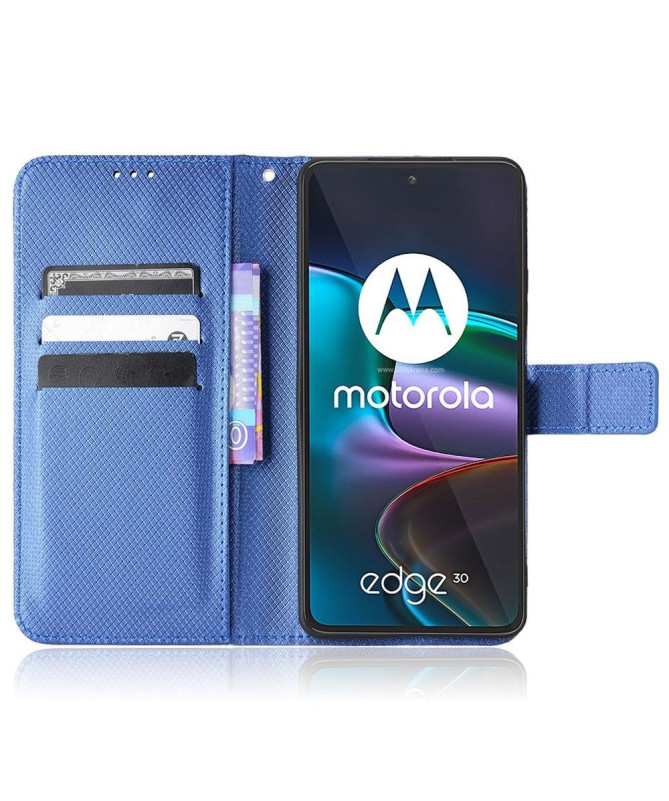 Housse Motorola Edge 30 LUCINDA Rabat Porte-Cartes