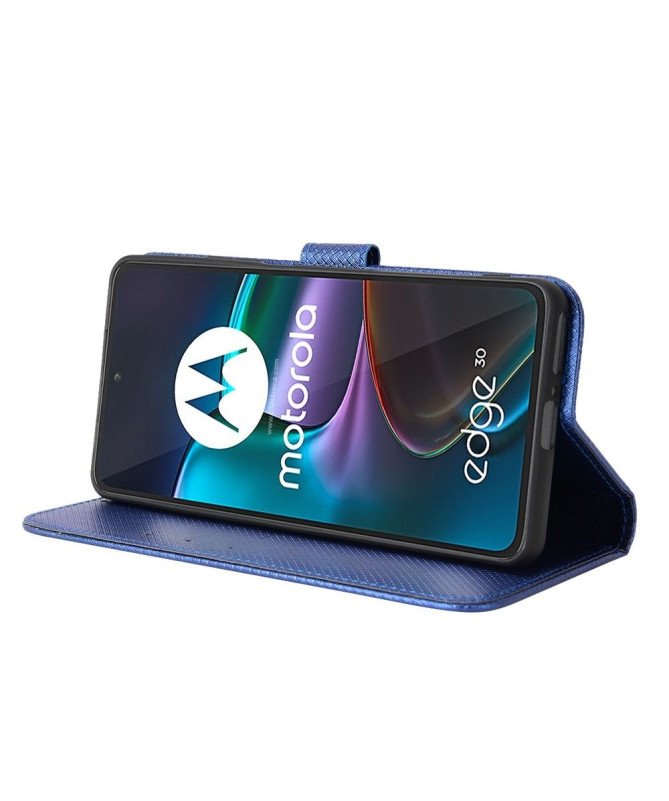 Housse Motorola Edge 30 LUCINDA Rabat Porte-Cartes