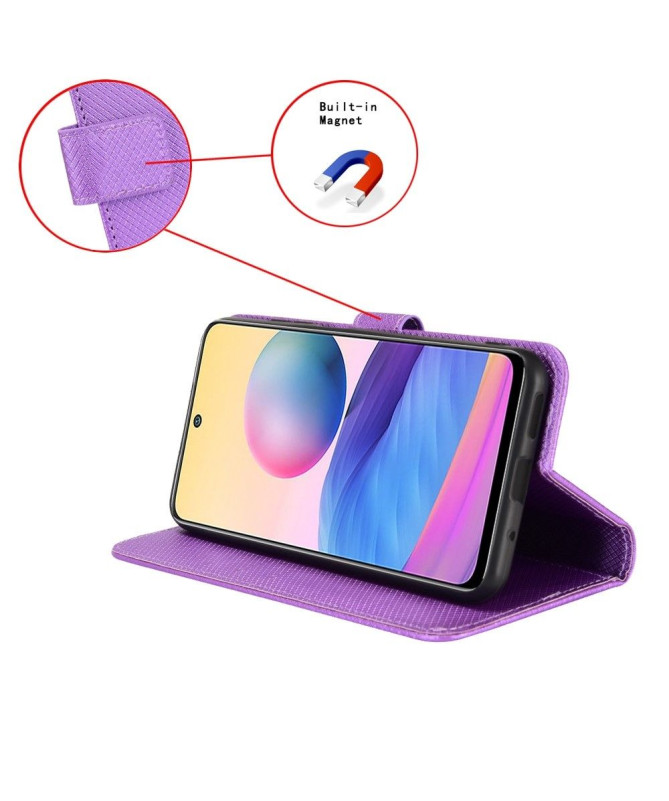 Housse Motorola Edge 30 LUCINDA Rabat Porte-Cartes