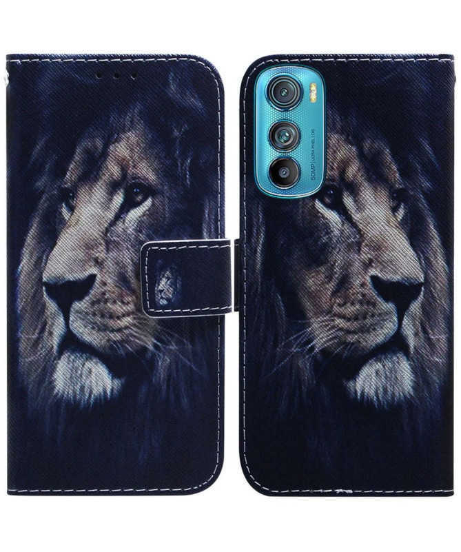 Housse Motorola Edge 30 Lion