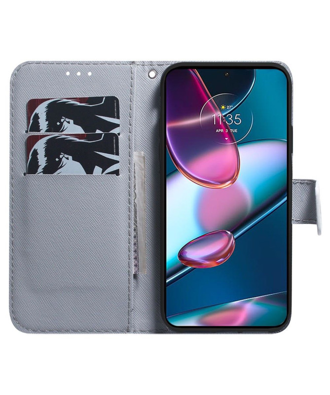 Housse Motorola Edge 30 Lion