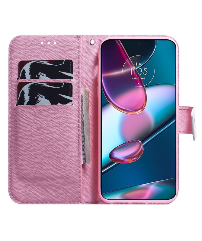 Housse Motorola Edge 30 fleur sauvage