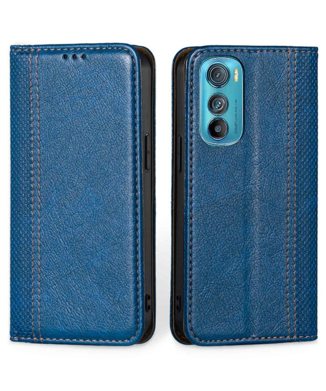 Housse Motorola Edge 30 Flip folio coutures