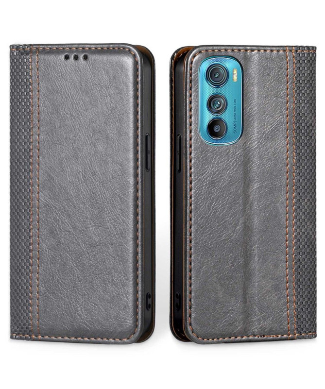 Housse Motorola Edge 30 Flip folio coutures