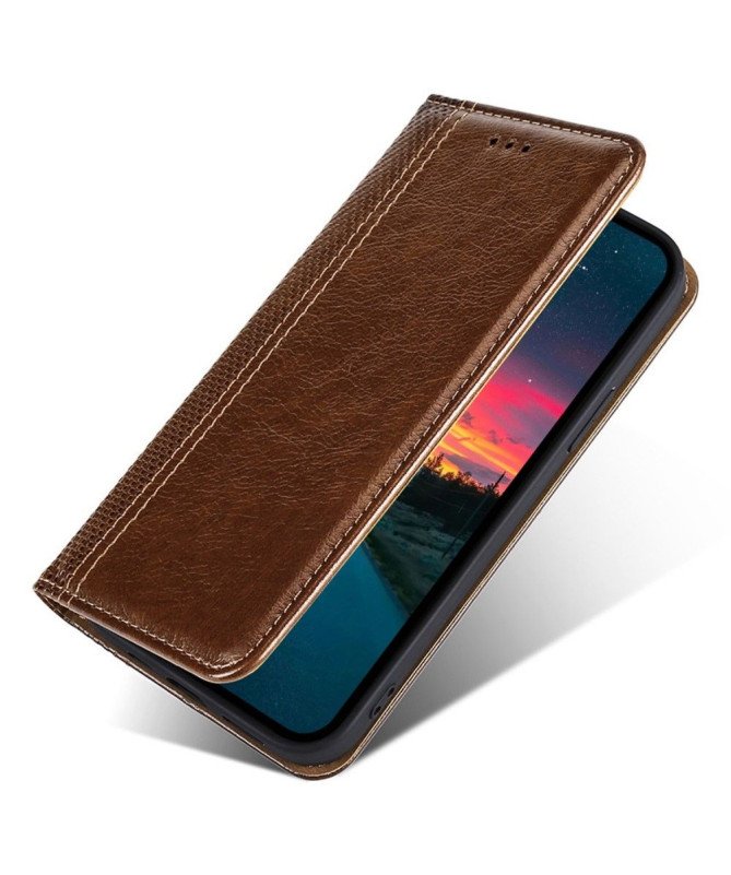 Housse Motorola Edge 30 Flip folio coutures