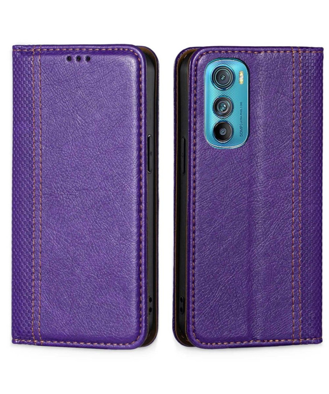 Housse Motorola Edge 30 Flip folio coutures
