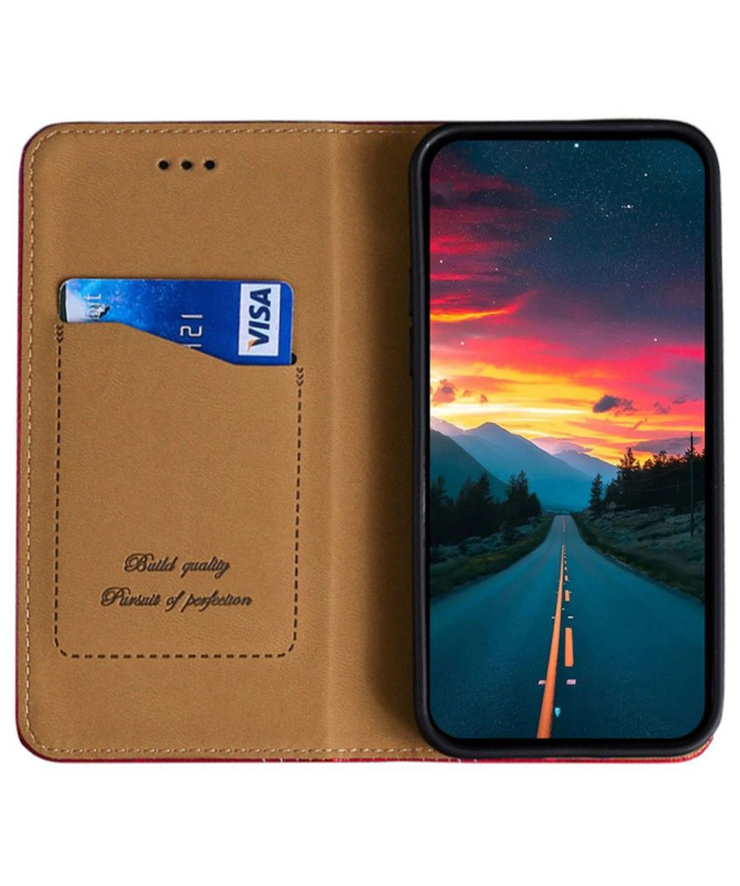 Housse Motorola Edge 30 Flip folio coutures