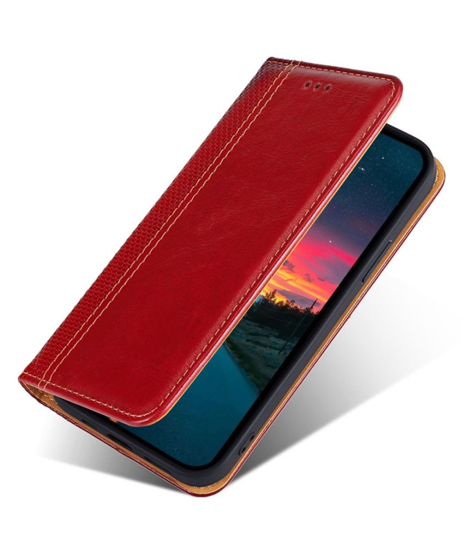Housse Motorola Edge 30 Flip folio coutures