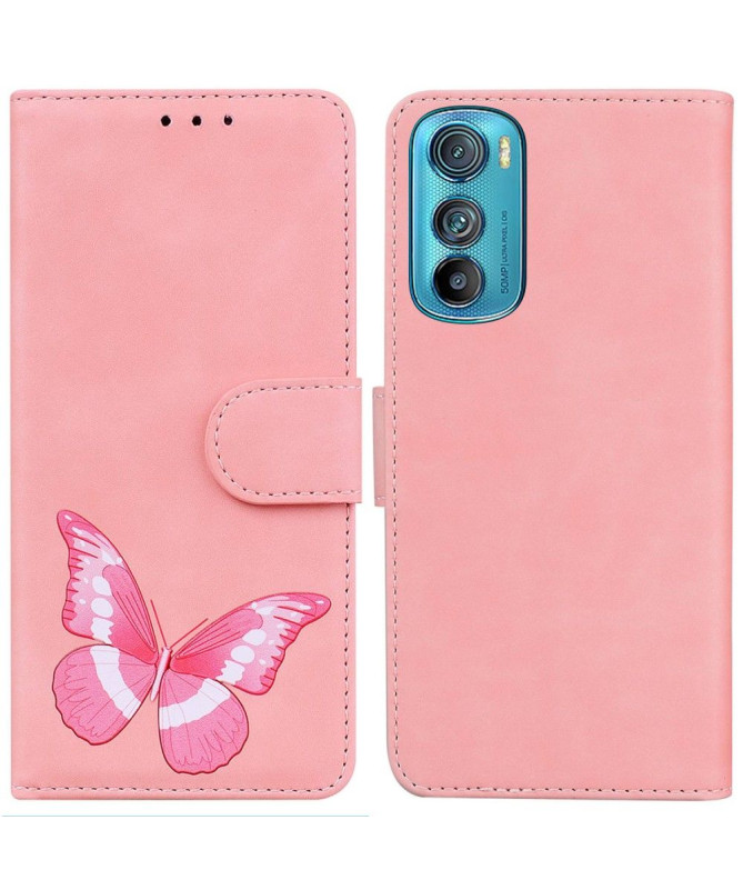Housse Motorola Edge 30 Protection Papillon Coloré