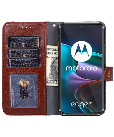 Housse Motorola Edge 30 Porte-monnaie simili cuir