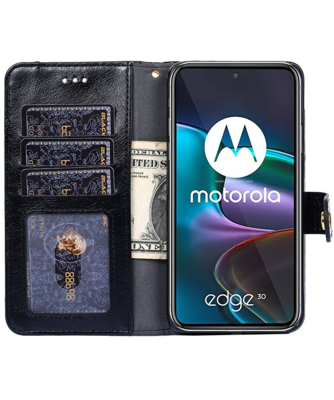 Housse Motorola Edge 30 Porte-monnaie simili cuir