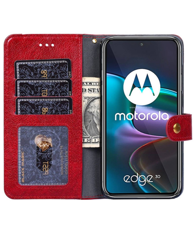 Housse Motorola Edge 30 Porte-monnaie simili cuir