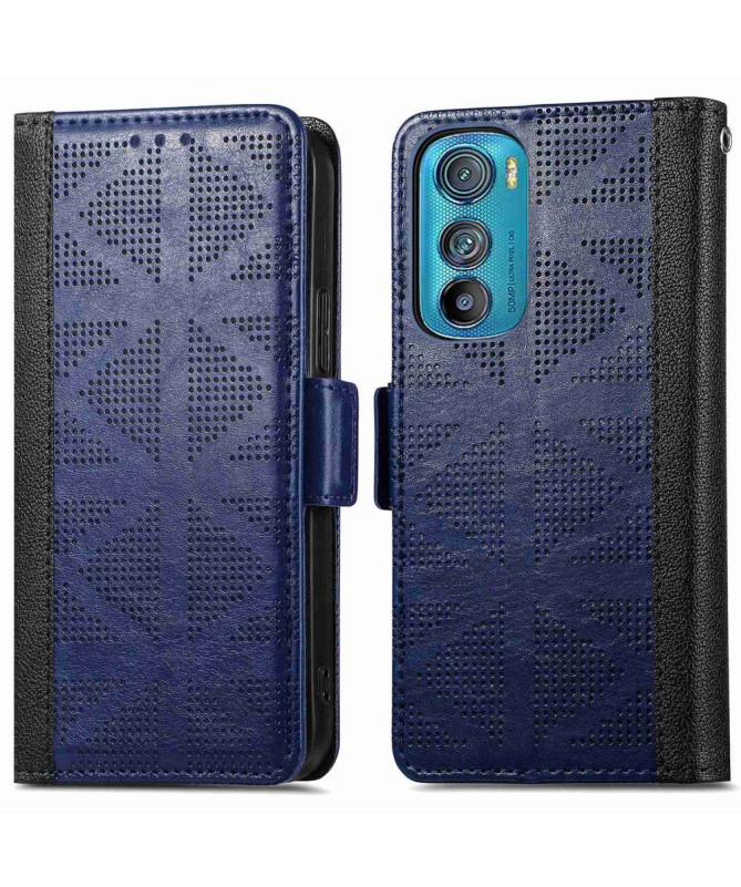Housse Motorola Edge 30 Design Triangles