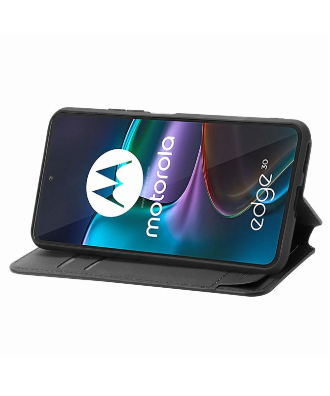 Housse Motorola Edge 30 Rabat Flip écaille coloré