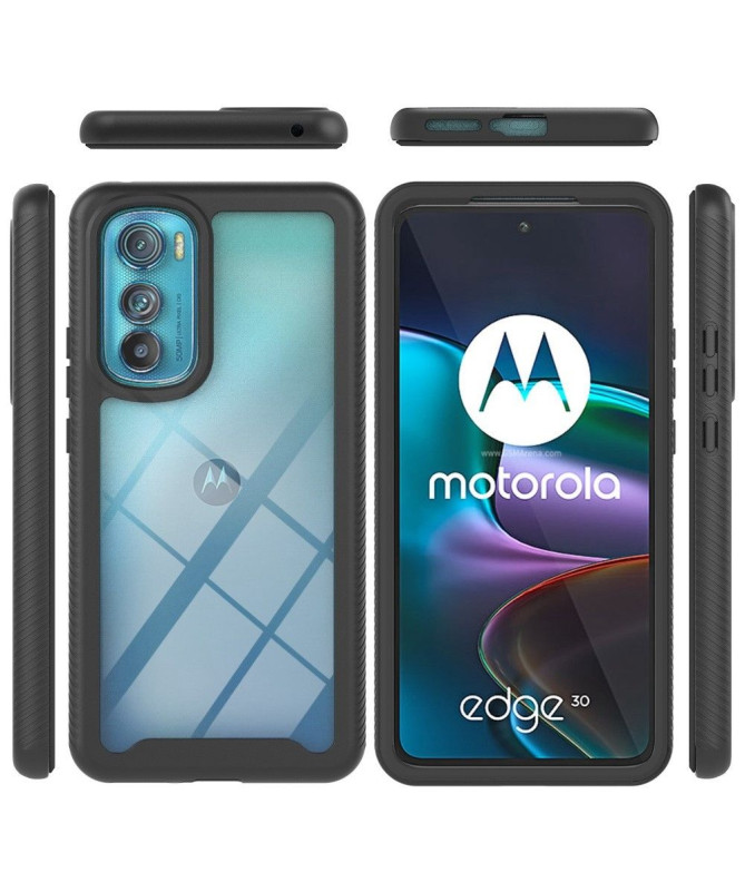 Coque Motorola Edge 30 Hybride Antichoc dos transparent