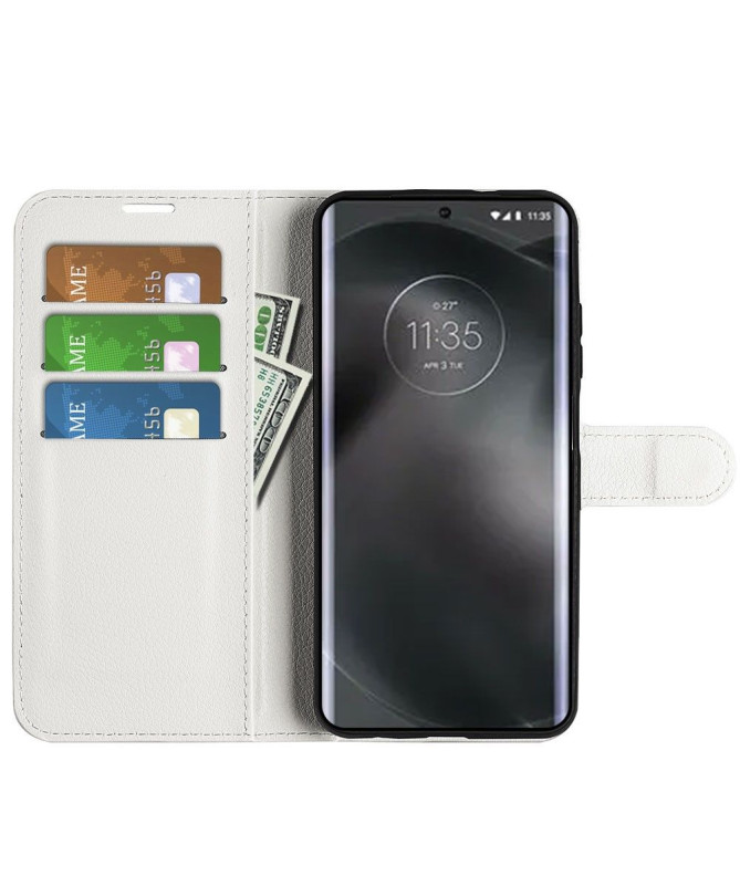 Housse Motorola Edge 30 Neo portefeuille style cuir