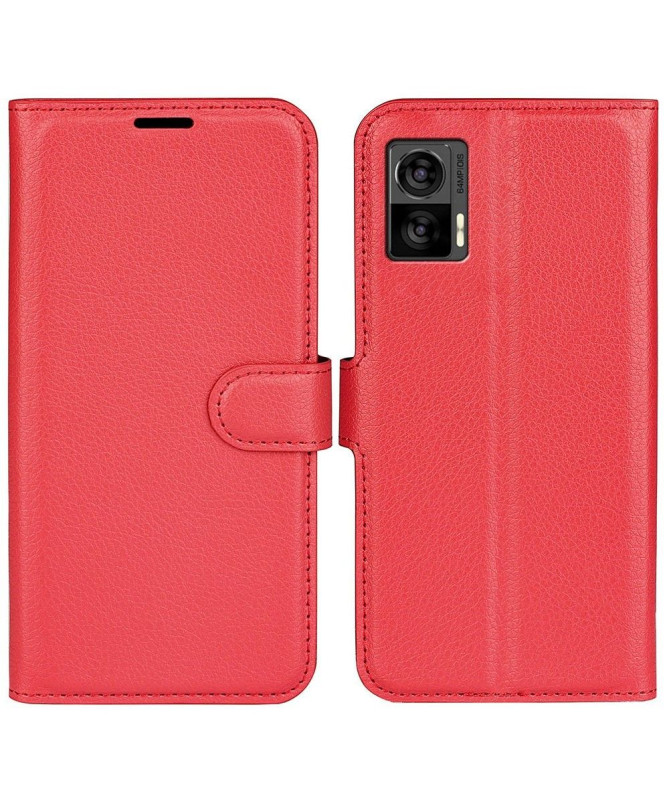 Housse Motorola Edge 30 Neo portefeuille style cuir